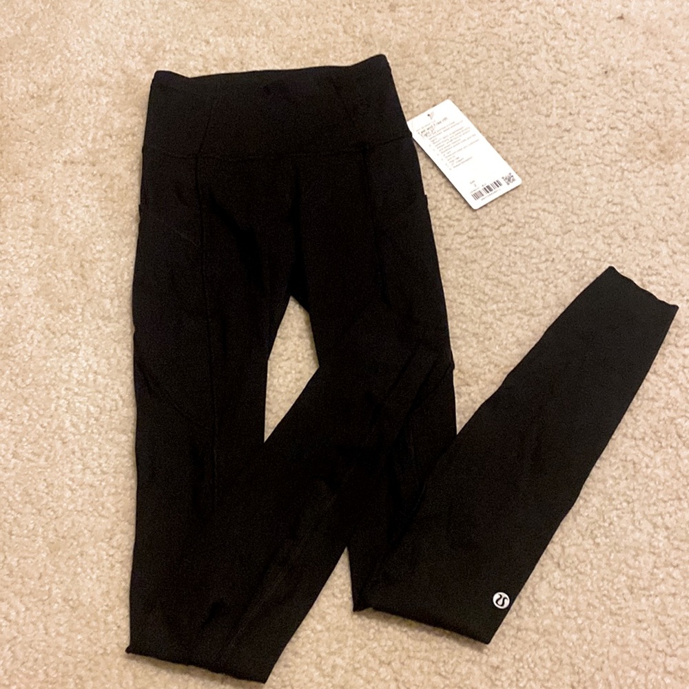 Lululemon black leggings - Size 2 - NEW WITH TAGS!!